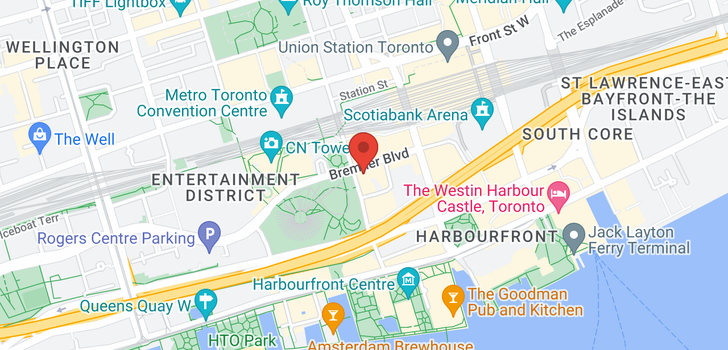 map of #1202 -51 LOWER SIMCOE ST